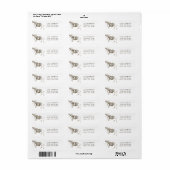 Houtland Baby Retouradreslabel Etiket (Full Sheet)