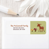 Houtland Herten AFDRUKBARE ADRESETIKETTEN Etiket (Insitu)