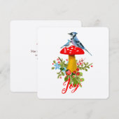 Houtland Vreugde Vlak Kerstkaart (Voorkant / Achterkant)