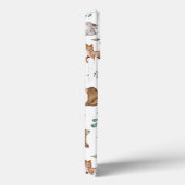 Houtlanddieren Leafy Forest Pattern Monogram Case-Mate iPhone Case (Achterkant / Rechts)