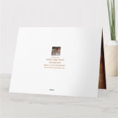 Houtlook 5th Jubileum Card voor Husband, BIG Kaart (Achterkant)