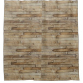 Houtlook Douchegordijn (Voorkant)