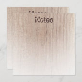 Houtlook Elegant Trendy Sjabloon Distress Text (Voorkant / Achterkant)