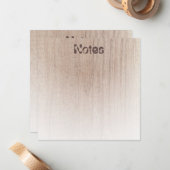 Houtlook Elegant Trendy Sjabloon Distress Text (Voorkant / Achterkant in situ)