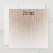 Houtlook Elegant Trendy Sjabloon Distress Text (Achterkant)