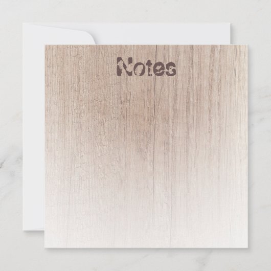 Houtlook Elegant Trendy Sjabloon Distress Text (Voorkant)