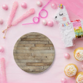Houtlook Papieren Bordje (Feest)