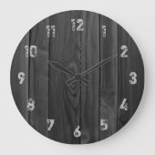 Houtlook Plants Large Clock Grote Klok (Voorkant)