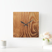 Houtlook Square Clock Vierkante Klok (Huis)