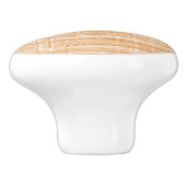 Houtlook van keramische puin knop (Zijkant)