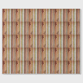 Houtmateriaal: behang Textuur Cadeaupapier (Vlak)