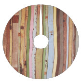 Houtmateriaal:  behang Textuur Kerstboom Rok (Voorkant)