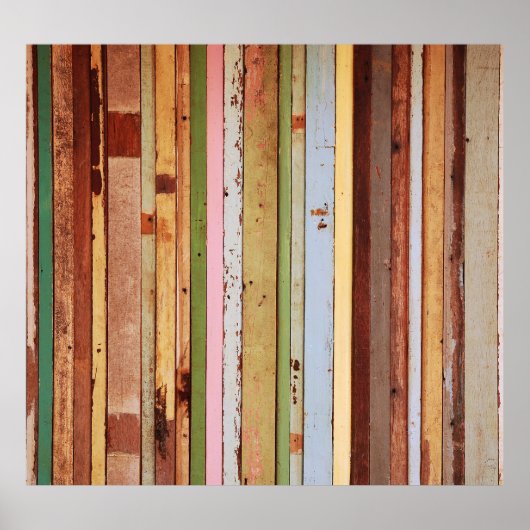 Houtmateriaal: behang Textuur Poster (Voorkant)
