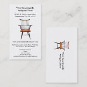 Houtmolenmeubelen en Antiek opslag Visitekaartje (Voorkant / Achterkant)