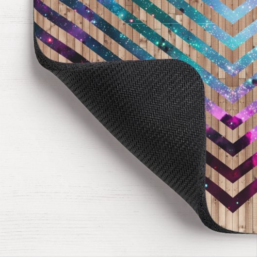 Houtnebula chevron muismat (Hoek)