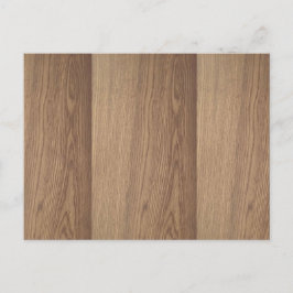 Houtnerf Ansichtkaart Feestdagenkaart