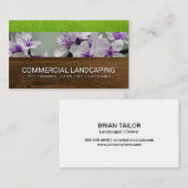 Houtnerf | Bloemen | Tuinieren | Landschapsarchite Visitekaartje (Voorkant / Achterkant)