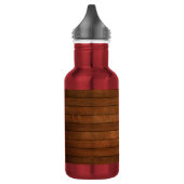 Houtnerf Gekleurde Stijl Waterfles (Links)
