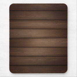 Houtnerf Gestreepte Bruine Abstracte Modekunst Muismat