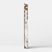 Houtnerf Grunge Amerikaanse Vlag Case-Mate iPhone Case (Achterkant / Links)