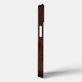Houtnerf Hout Met Monogram Gepersonaliseerde Naam Case-Mate iPhone Case (Achterkant / Rechts)