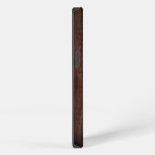 Houtnerf Hout Met Monogram Gepersonaliseerde Naam iPhone Hoesje (Rechterkant)