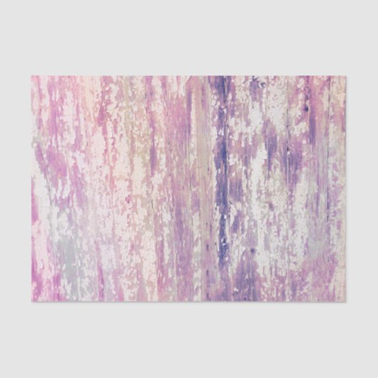 Houtnerf Roze Wit Paars Rustieke Textuur Tissuepapier (Voorkant)