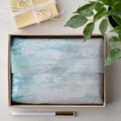 Houtnerf Teal Witte Rustieke Textuur Decoupage Tissuepapier (Geschenk)