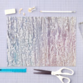 Houtnerf Wit Paars Roze Pastel Rustieke Textuur Tissuepapier (Craft)