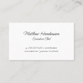 houtnerf | Zwart Goud Marmer | Lux Visitekaartje (Achterkant)