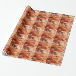 Houtnerfstructuur Cadeaupapier
