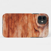 Houtnerfstructuur Case-Mate iPhone Case (Achterkant (horizontaal))