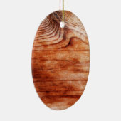 Houtnerfstructuur Keramisch Ornament (Rechts)