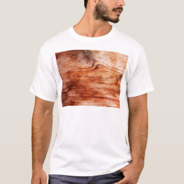 Houtnerfstructuur T-shirt