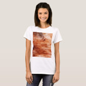 Houtnerfstructuur T-shirt (Voorkant volledig)