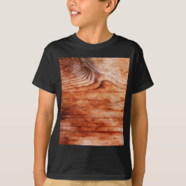 Houtnerfstructuur T-shirt