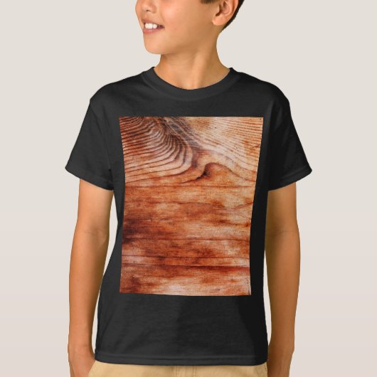 Houtnerfstructuur T-shirt (Voorkant)