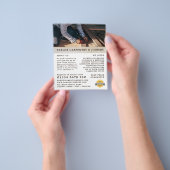 Houtpanelen, timmerhout, timmerhout, Adverteren ho Flyer (Hand)