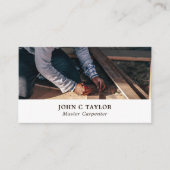Houtpanelen, timmerhout, timmerhout visitekaartje (Voorkant)