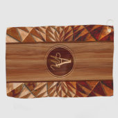 Houtpatroon Golfhanddoek (Horizontaal)