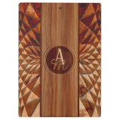 Houtpatroon Klembord (Achterkant)