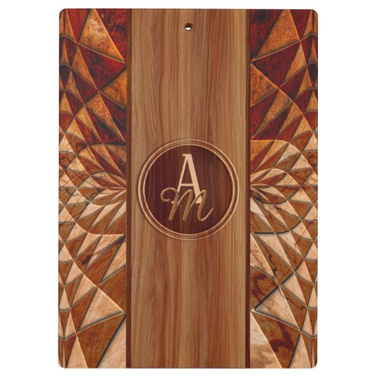 Houtpatroon Klembord (Achterkant)