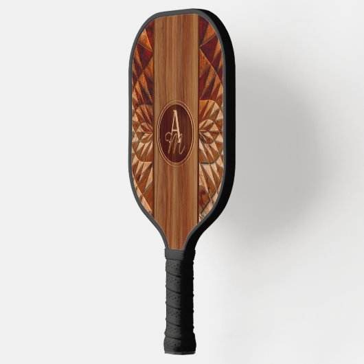 Houtpatroon Pickleball Paddle (Links)