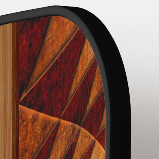 Houtpatroon Pickleball Paddle (Links Detail)