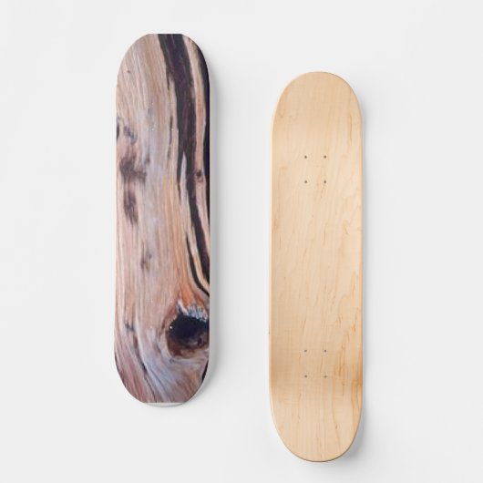 Houtpatroon Skateboard (Voorkant)