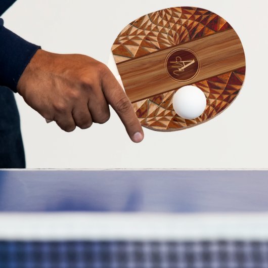 Houtpatroon Tafeltennisbatje (Insitu)
