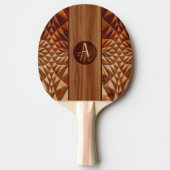 Houtpatroon Tafeltennisbatje (Voorkant)