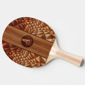 Houtpatroon Tafeltennisbatje (Zijkant)