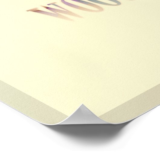 houtpecker poster (Hoek)