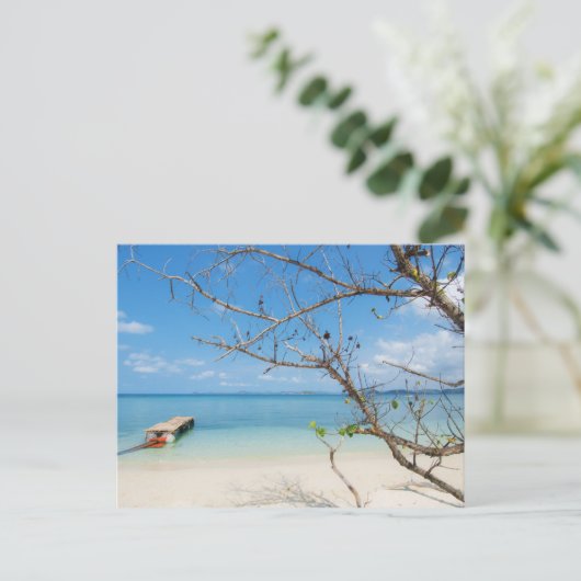 houtpier briefkaart (Staand voorkant)